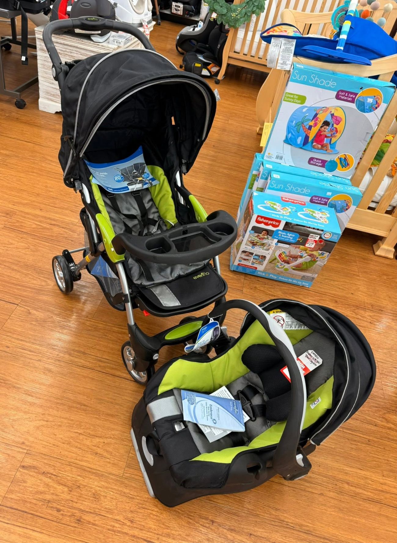 Baby stroller and nursery items at 82 Outlet